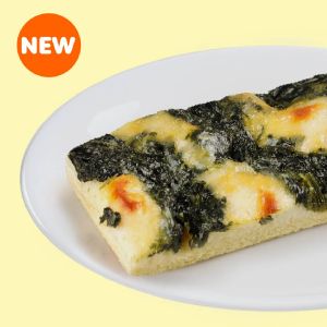 Pizza Bread Creamy Spinach